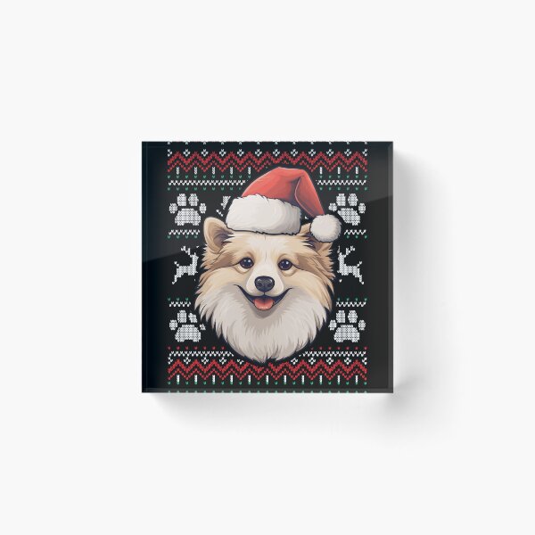 Item preview, German Spitz Ugly Sweater Christmas designed and sold by rafaeltto.