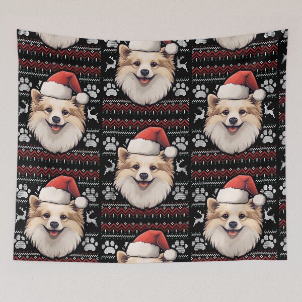 Item preview, German Spitz Ugly Sweater Christmas designed and sold by rafaeltto.
