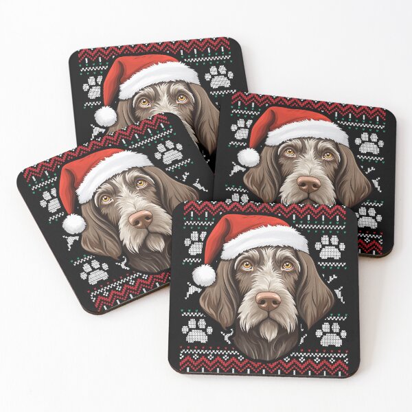 Item preview, German Wirehaired Pointer Ugly Sweater Christmas designed and sold by rafaeltto.