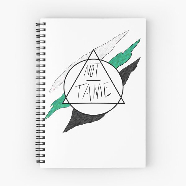 Item preview, Therian Not Tame hand letter series Neutrois designed and sold by AlmosFrostedArt.