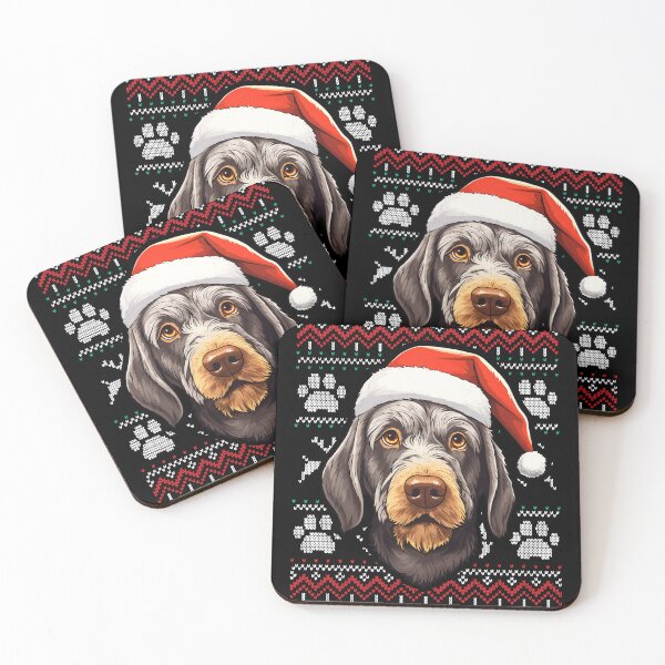 Item preview, German Wirehaired Pointer Ugly Sweater Christmas designed and sold by rafaeltto.