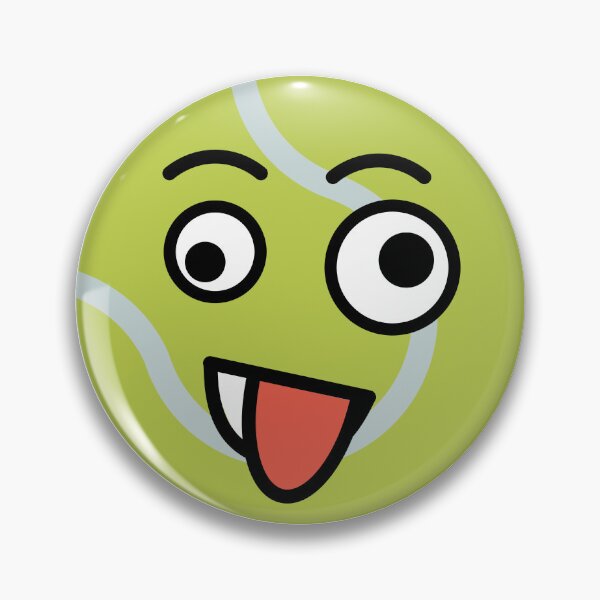 Item preview, Zany Face Emoji Tennis Ball designed and sold by Sports-Stickers.