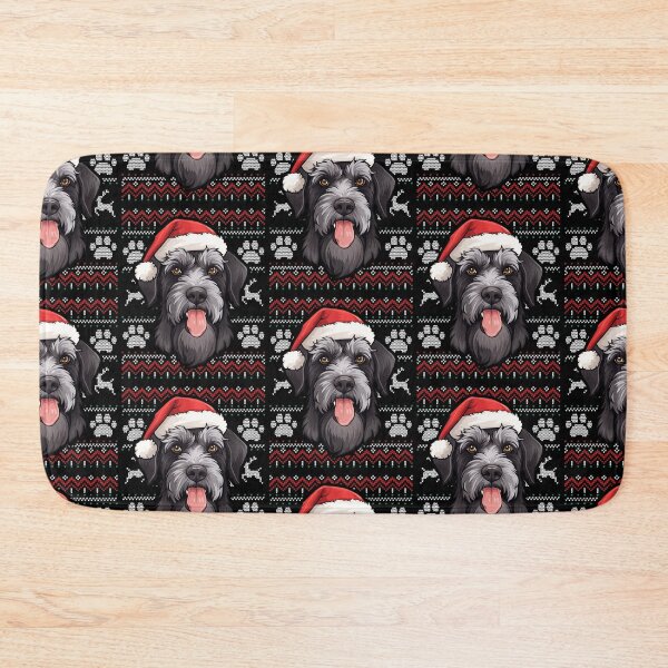 Aperçu de l'œuvre Giant Schnauzer Ugly Sweater Christmas créée et vendue par rafaeltto.