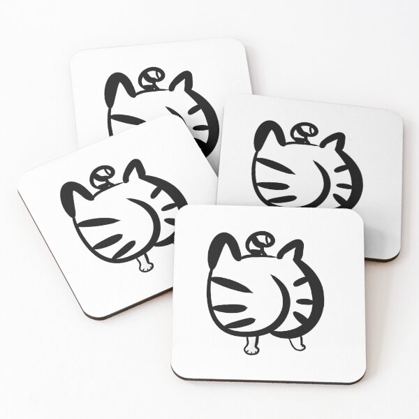 Item preview, Fatass Cat designed and sold by Kawaii Rat Bastard's Shop of Shit! .