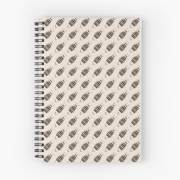 Item preview, Adorable Bar Cod Fish in Black Coffee on Cream designed and sold by fruttidimare.