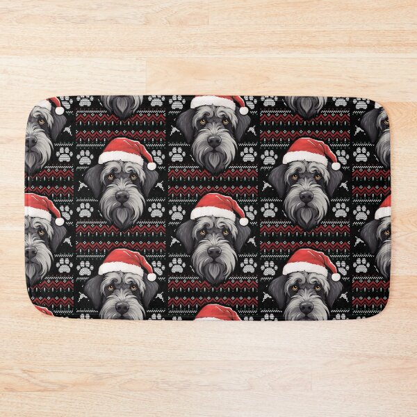 Aperçu de l'œuvre Giant Schnauzer Ugly Sweater Christmas créée et vendue par rafaeltto.