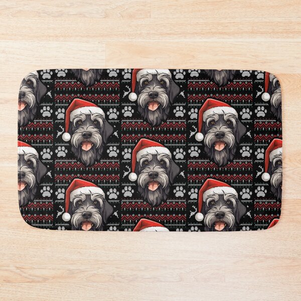 Aperçu de l'œuvre Giant Schnauzer Ugly Sweater Christmas créée et vendue par rafaeltto.