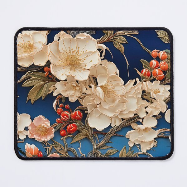Item preview, Japanese Satsuma Ceramic Tile Design II: Floral Symphony in Satsuma Elegance designed and sold by stevepmp.