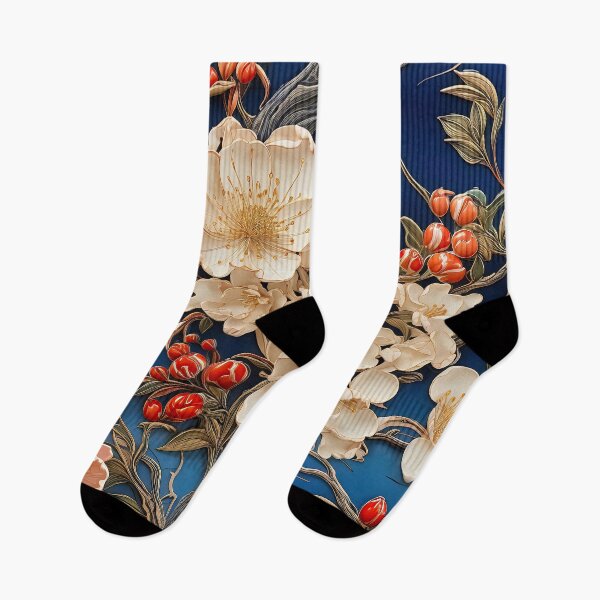 Item preview, Japanese Satsuma Ceramic Tile Design II: Floral Symphony in Satsuma Elegance designed and sold by stevepmp.