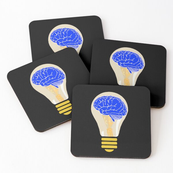 Item preview, Brain Thinking: Brain in a Lightbulb  designed and sold by JankyArtPrints.