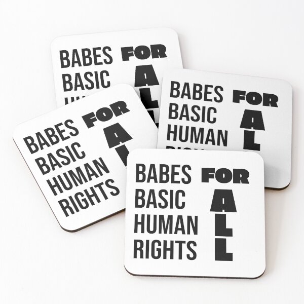Item preview, Babes for Basic Human Rights for All designed and sold by Anchor & Thread.