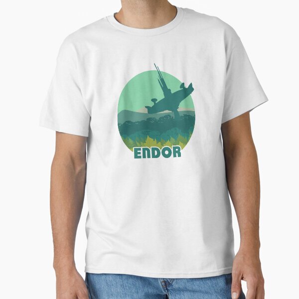 Item preview, Endor Retro Travel Poster designed and sold by Studiomoriarty.