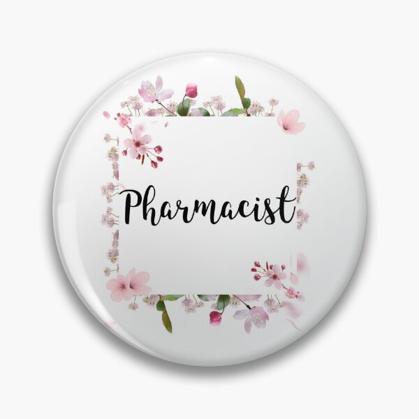 Item preview, Pharmacist Pink Floral Design designed and sold by PharmDLight.