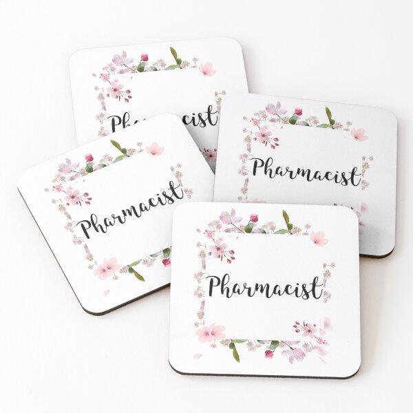Item preview, Pharmacist Pink Floral Design designed and sold by PharmDLight.