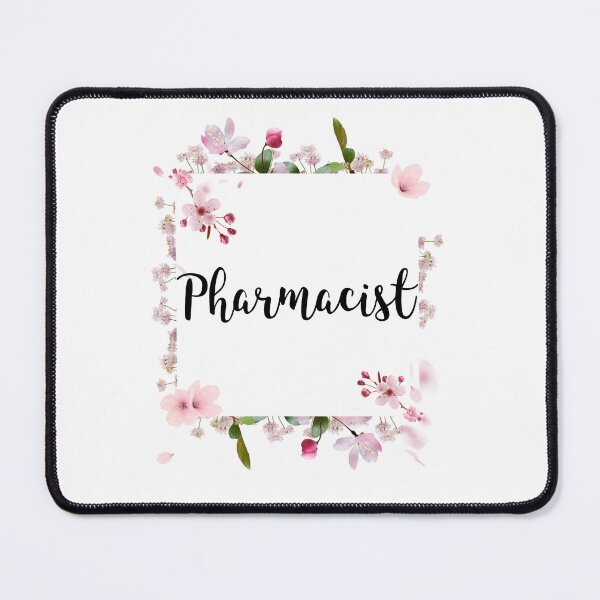 Item preview, Pharmacist Pink Floral Design designed and sold by PharmDLight.