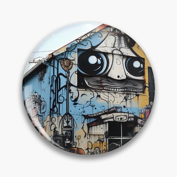 Item preview, Big Eyed Door Graffiti designed and sold by dcrc.