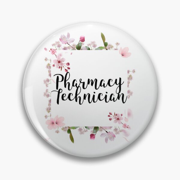 Item preview, Pharmacy Technician Pink Floral Design designed and sold by PharmDLight.
