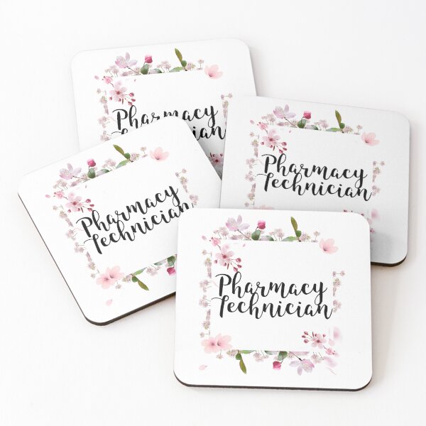 Item preview, Pharmacy Technician Pink Floral Design designed and sold by PharmDLight.