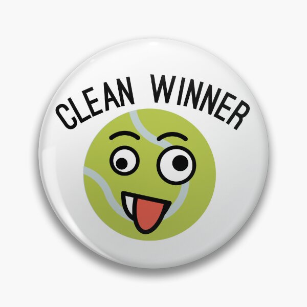 Item preview, Clean Winner Zany Face Emoji Tennis Ball designed and sold by Sports-Stickers.