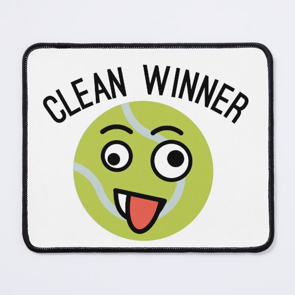 Item preview, Clean Winner Zany Face Emoji Tennis Ball designed and sold by Sports-Stickers.