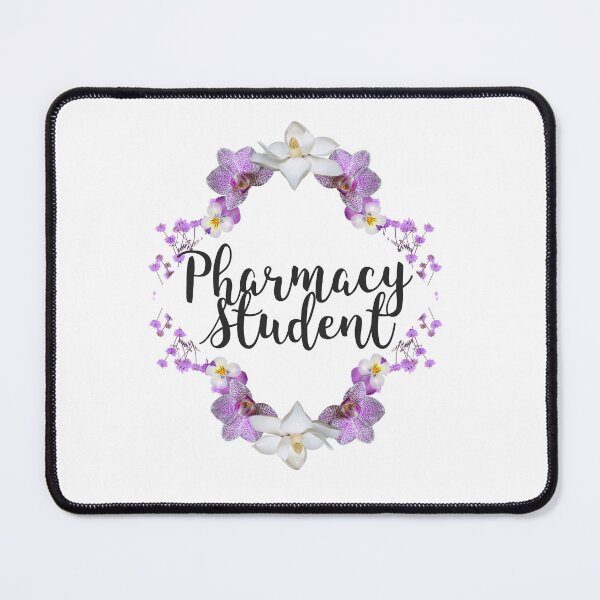 Item preview, Pharmacy Student Purple Floral Design designed and sold by PharmDLight.