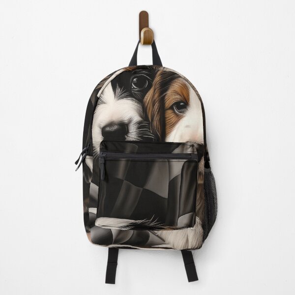 Item preview, Checkerboard Motif Puppies with Blanket designed and sold by Shannon Hilson.