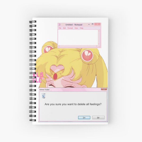 Japanese Anime Spiral Notebooks Redbubble - mr magic notepad roblox