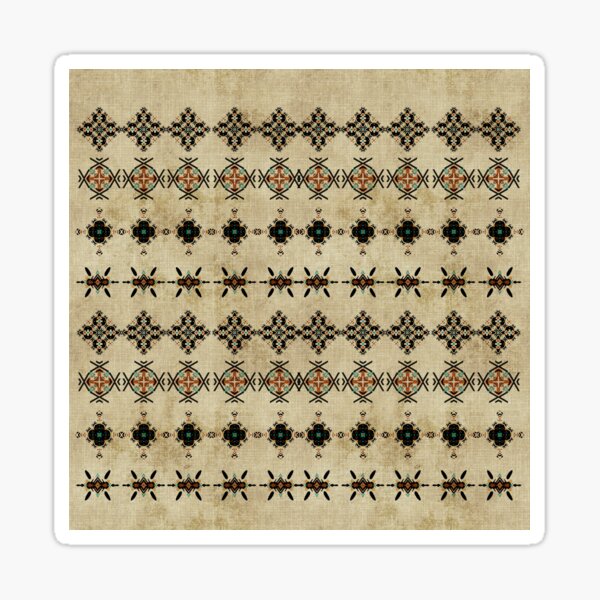 Item preview, Tribal Rustic Geo Pattern designed and sold by Sheila Wenzel Ganny.