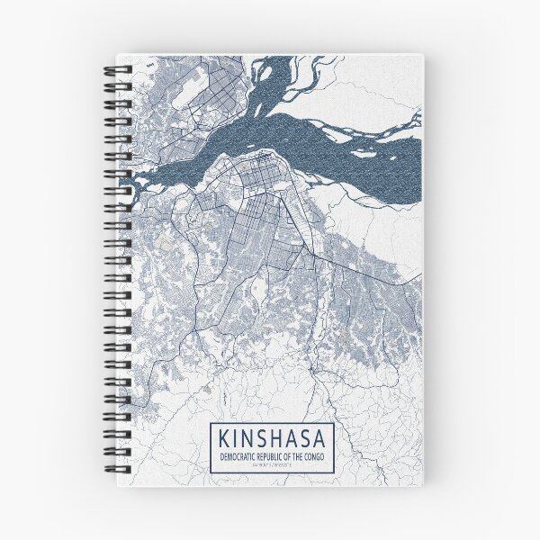 Item preview, Kinshasa City Map of Congo - Coastal designed and sold by deMAP.