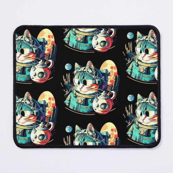 Item preview, Cyberpunk Cat in Space  designed and sold by CONTRAPINK.