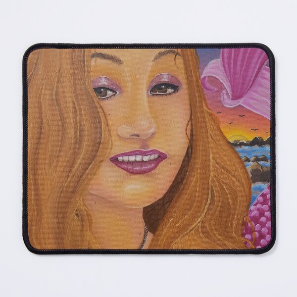Item preview, Mermaid Portrait designed and sold by AntisocialArt97.