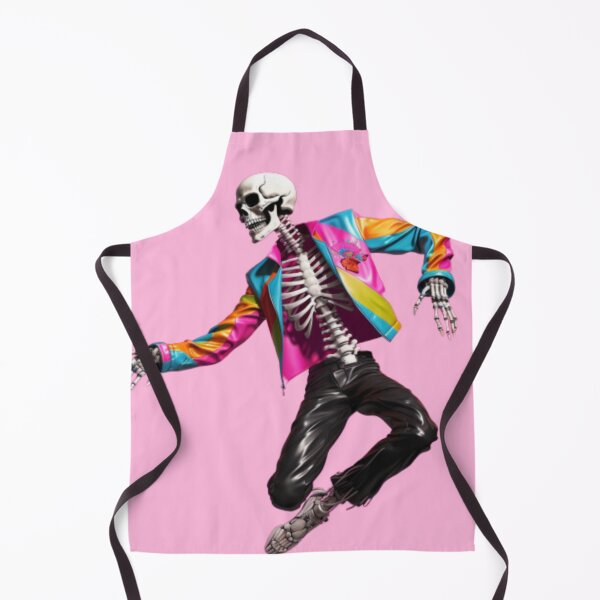 Item preview, dancing skeleton rainbow sticker designed and sold by TEEJAMBOREE.