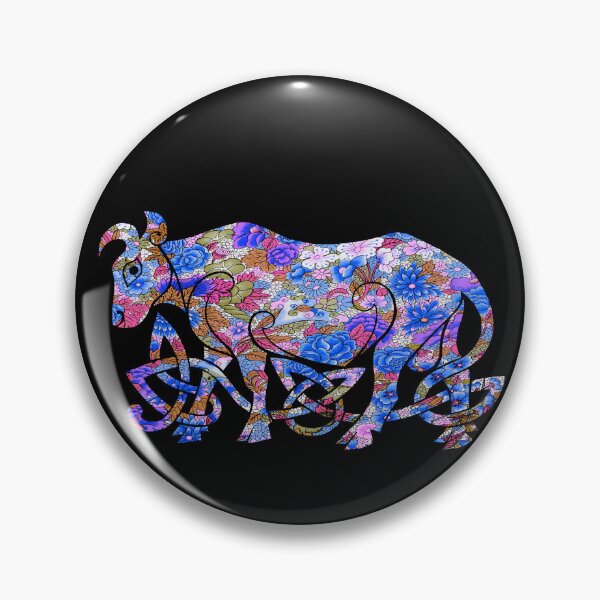 Item preview, Celtic Bull Universal Symbol for Strong Will designed and sold by JankyArtPrints.