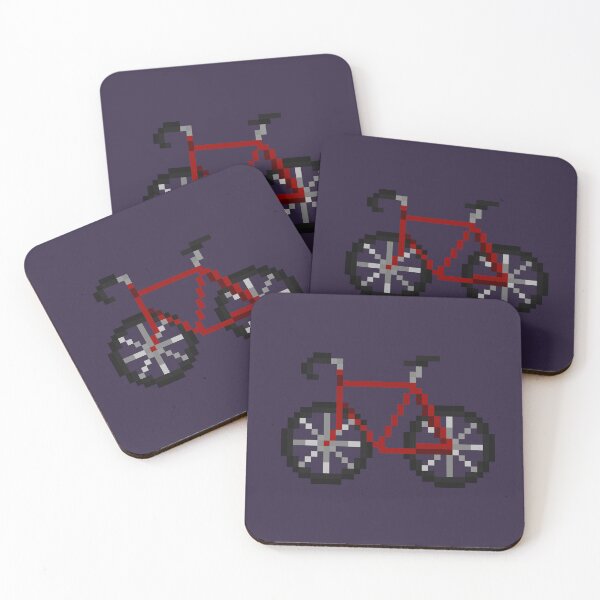 Item preview, pixelart - red road bicycle designed and sold by yorchnet.