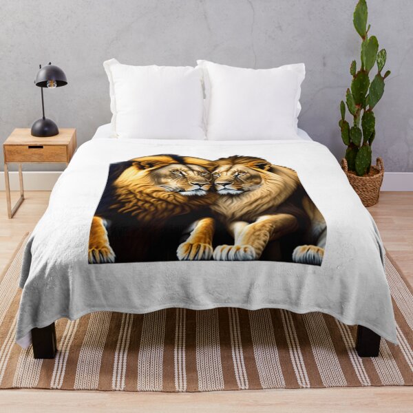 Item preview, Beautiful lion and lioness, The Lion Love designed and sold by 4SeasonsDesigns.