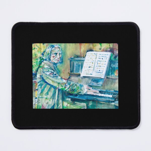 Item preview, FRANZ LISZT - watercolor portrait .3 designed and sold by holt-miramontes.