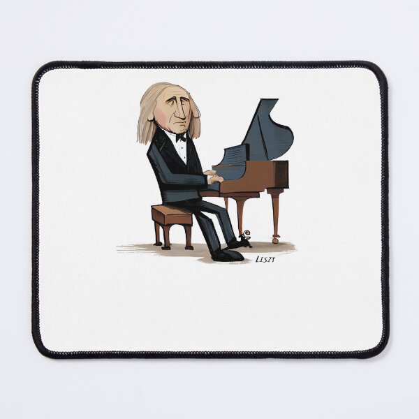 Item preview, Franz Liszt caricature designed and sold by holt-miramontes.