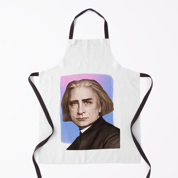 Item preview, Hungarian composer Franz Liszt - purple pink illustration designed and sold by holt-miramontes.