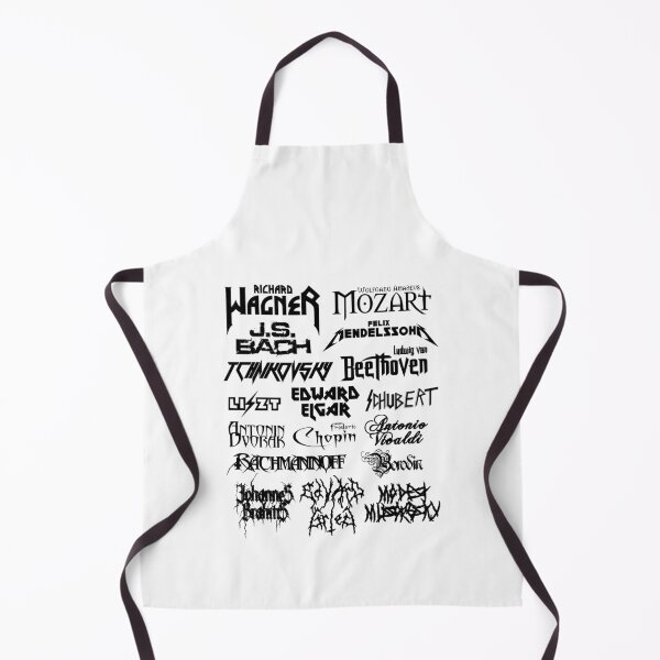 Item preview, Heavy Metal-style Classical Composers (Black) designed and sold by holt-miramontes.