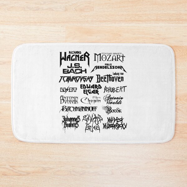 Item preview, Heavy Metal-style Classical Composers (Black) designed and sold by holt-miramontes.