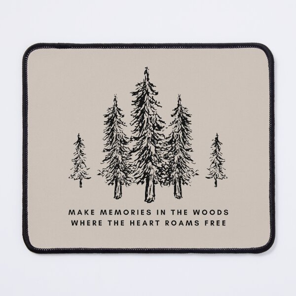 Item preview, Simple Forest Trees with Quote designed and sold by LittleCabinLife.