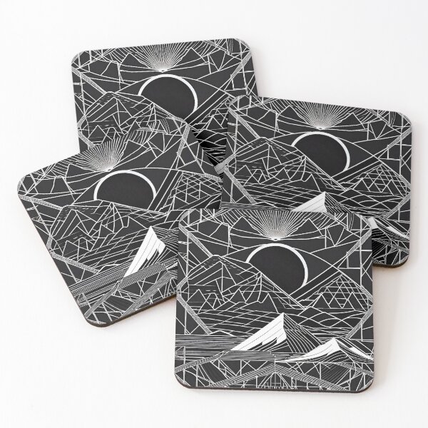 Item preview, Mountains Night Magic - Geometric Patterns 58 designed and sold by Benito Del Ray.