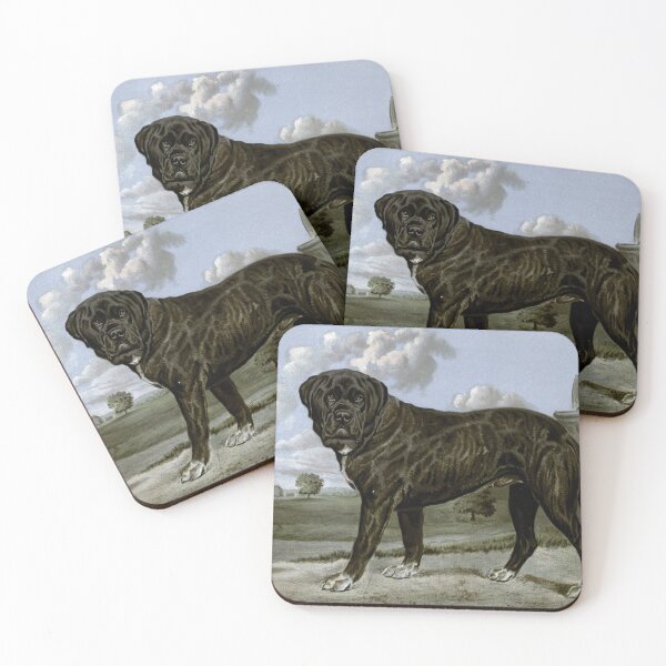 Item preview, Mastiff Vintage Chromolithograph Vero Shaw Dog Lover Gift designed and sold by ElegantTeaTime.