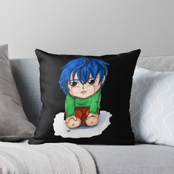 Item preview, Cute Blue Haired Anime Boy designed and sold by Ryzan35.