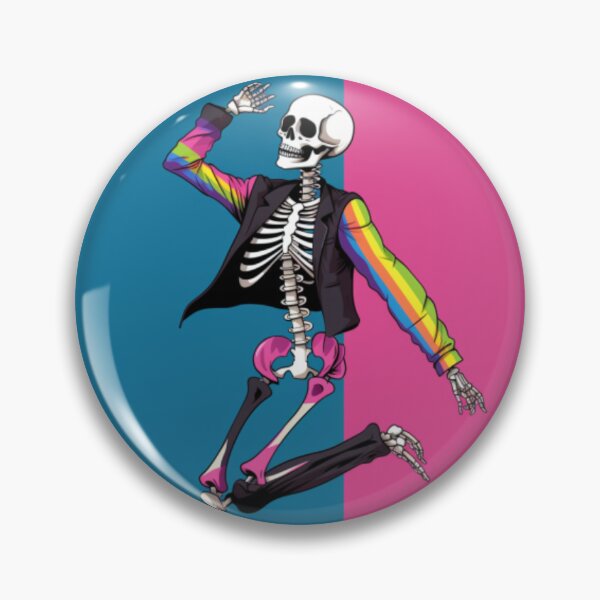 Item preview, dancing skeleton rainbow iPhone case  designed and sold by TEEJAMBOREE.