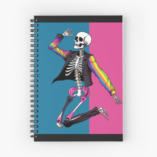 Item preview, dancing skeleton rainbow iPhone case  designed and sold by TEEJAMBOREE.
