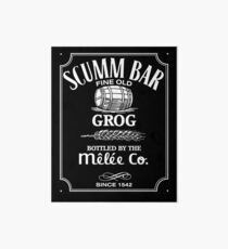 Monkey Island Scumm Bar Grog Art Board