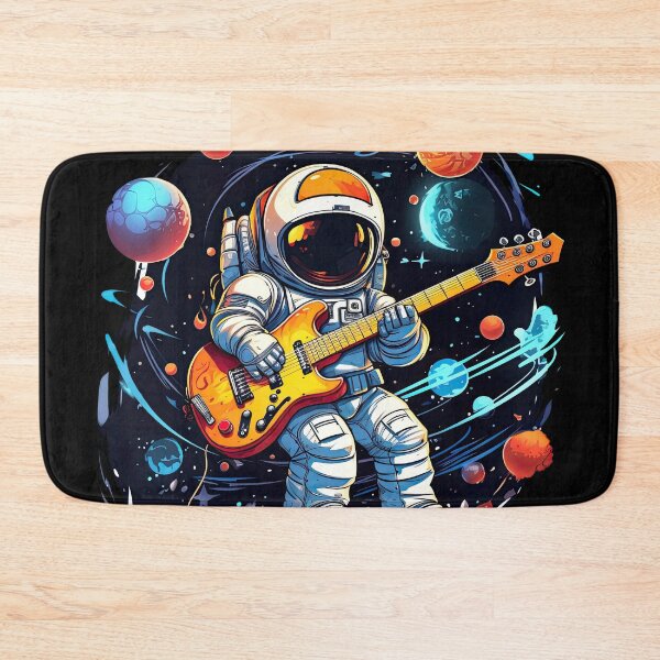 Item preview, Rockstar Astronaut on Guitar in The Black Space designed and sold by eyestetix.