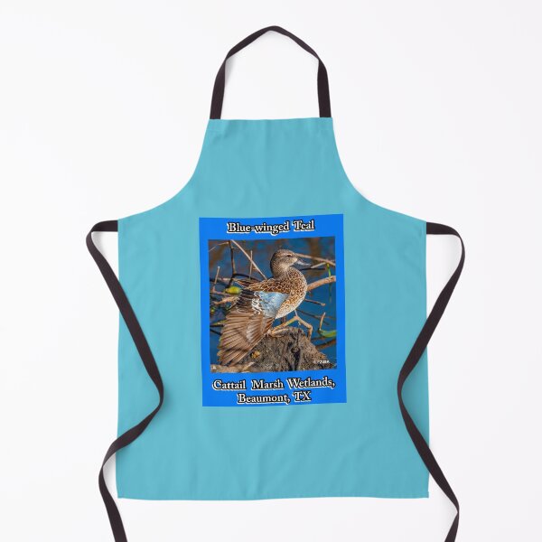 Item preview, Give The Bird To Your Lover: Blue-winged Teal ~ Cattail Marsh Wetlands, Beaumont, Texas designed and sold by MoreEZUSA-Here.