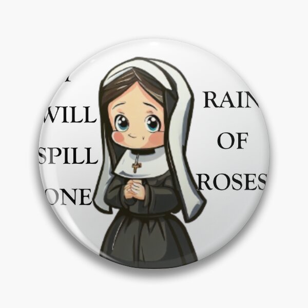 Item preview, Saint Thérèse: I Will Shower a Rain of Roses - Spiritual Inspiration designed and sold by PatyCreations.